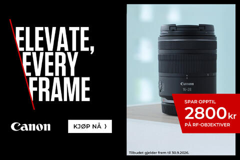 Direkterabatt på Canon-optikk